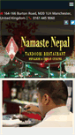 Mobile Screenshot of namaste-nepal.co.uk