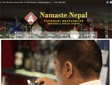 Tablet Screenshot of namaste-nepal.co.uk
